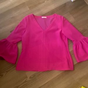 NWOT Anna Cate fuchsia top